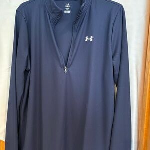 Under Armour Dark Blue Half-Zip Pullover Women’s size L
